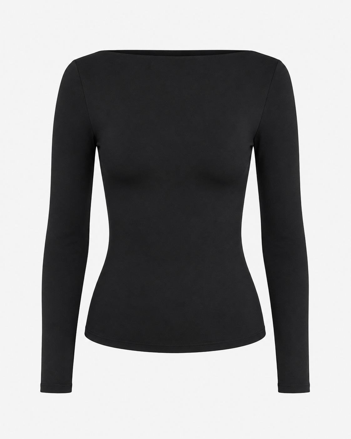Blusa Manga Longa Costas Abertas
